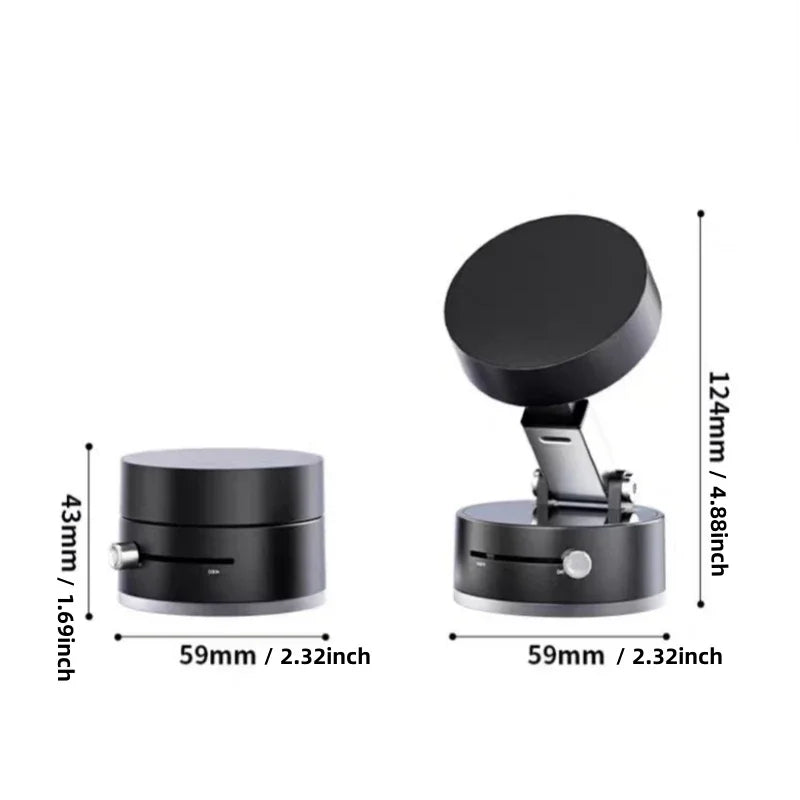 Magnetic Household Mobile Phone Holder Double-sided Adsorption Foldable Mini Multi-function Navigation Car Mobile Phone Holder