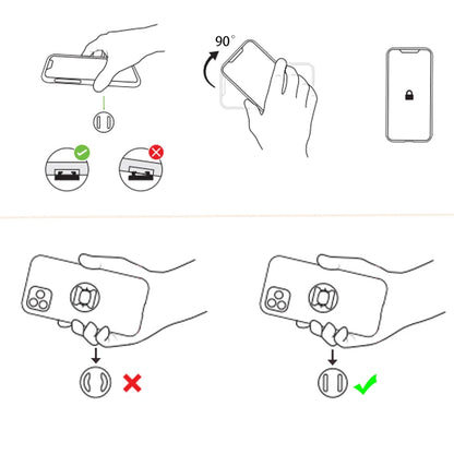 Universal Phone Adapter For Motorcycle Car Bicycle Connect Mobile Phone Adhesive Interface Quick Mount Stickers Compatible SP