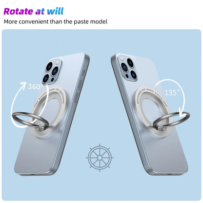 Magnetic Phone Holder Stand Magnet Finger Ring Socket for Magsafe Wireless Charging for IPhone14 13 12 Pro/Max Cellphone Bracket