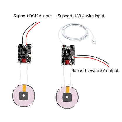 20W High Power Wireless Fast Charger Wireless Charger Motherboard Fast Charger Wireless Charger Transmitter Module 5V9V12V