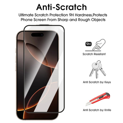 Easy Install Privacy Screen Protector For iPhone 17 16 Pro Max 16Plus Air 17Pm Anti-spy Protective Glass For iPhone17 iPhone16