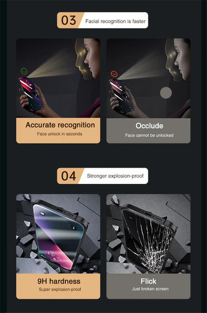 Full Cover Anti-Spy Screen Protector For iPhone 11 12 13 PRO MAX Privacy Glass For iPhone 14 Pro 8 Plus XS Max XR Tempered Glass