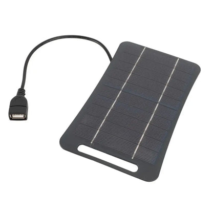 5V 2W USB Solar Charger Panel with USB Output Versatile Power Source Portable Solar System Multipurpose Durable