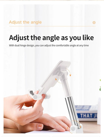 Desk Mobile Phone Holder Stand For IPhone IPad Xiaomi Adjustable Desktop Tablet Holder Universal Table Cell Phone Stand