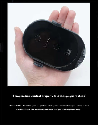 Huawei Super Fast Charge Wireless Car Charger 80W Max Intelligent Induction Air Cooling Heat Dissipation