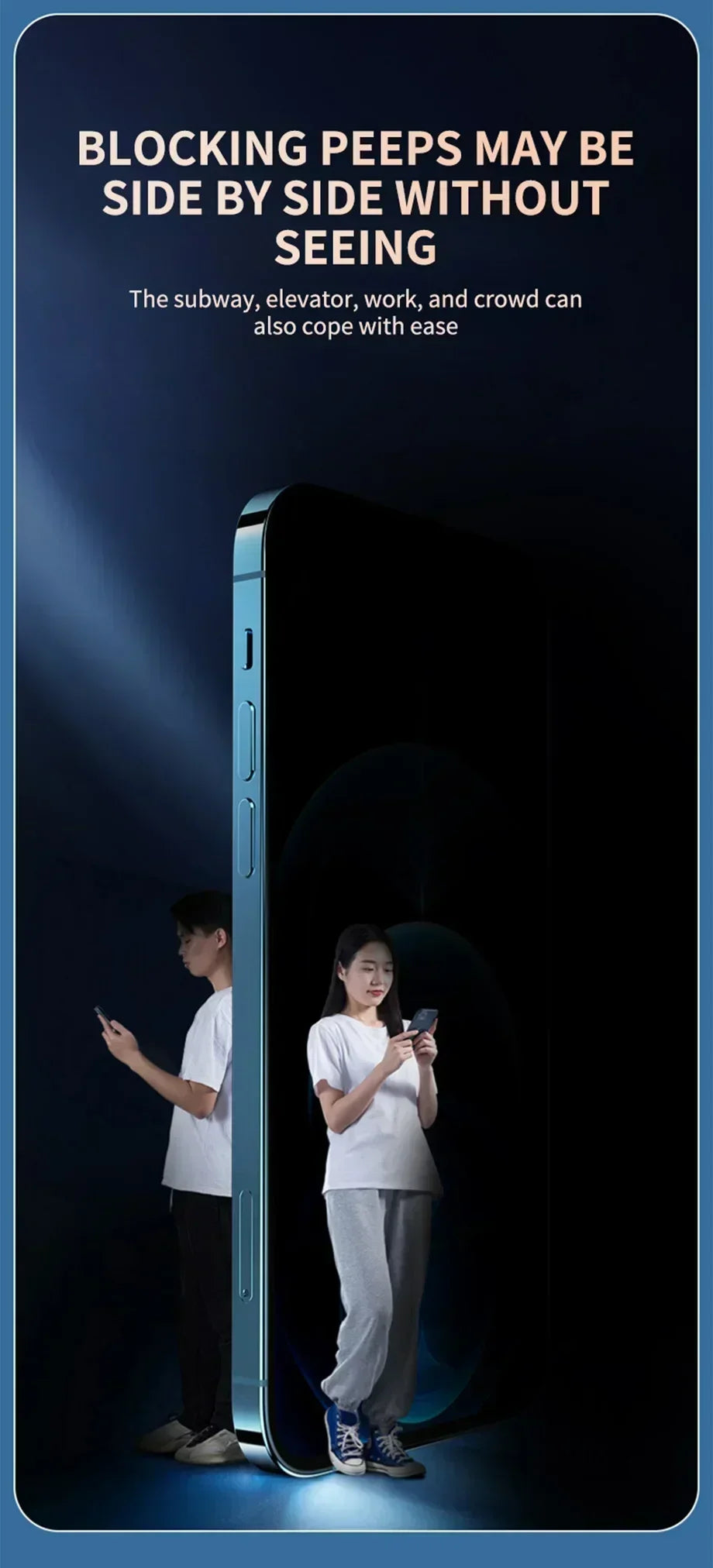 Full Cover Anti-Spy Screen Protector For iPhone 11 12 13 14 15 16 17Pro Max Privacy Protection Glass For iPhone 14 15 16 Plus