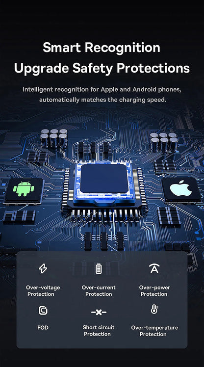 Magnetic Wireless Car Charger Mount 30W Fast Charging Air Vent Phone Holder Stand for iPhone 16 15 14 13 12 Pro Max Plus Safe