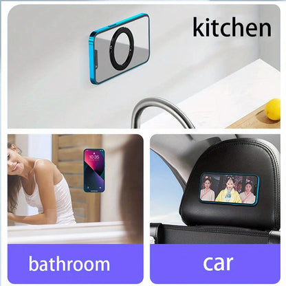 Magnetic Ring Holder for iPhone 16 15 14 13 Universal Wall Mobile Phone Super Magnet Holder in Car Cell Phone Stand for Magsafe