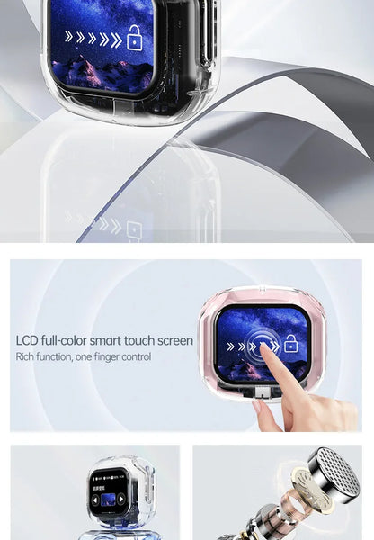 Wireless Bluetooth-compatible Earphones Air31 intelligent Touch Color LCD Screen TWS Earbuds HIFI Noise Reduction Stereo Headset