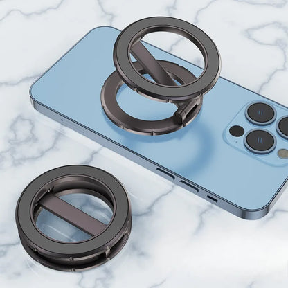 Magnetic Metal 1Pcs Strong Suction Rotating Double And Sided Sdsorption Alloy Portable Universal Desktop Creative