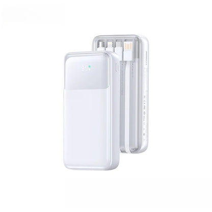 Power Bank with 10000mAh Fast - Charging Power Bank 20W Built - in Wire Power Bank 3C Certified