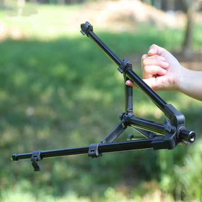 Aluminum Alloy Fishing Rod Tripod Portable Folding Fishing Pod Tripod Height Adjustable Fishing Pod Tripod Fishing Supplies