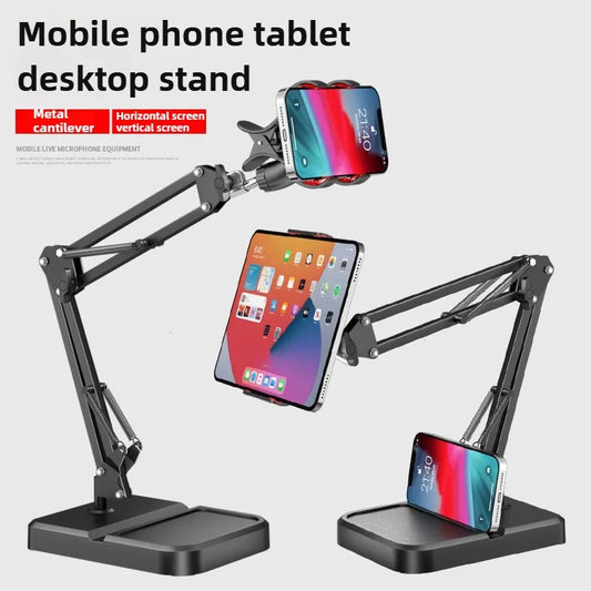 Tablet Stand for Desk iPad Stand Holder ,Foldable Home Office Desk Accessories for iPad Holder Portable Fits iPhone 4-15.9