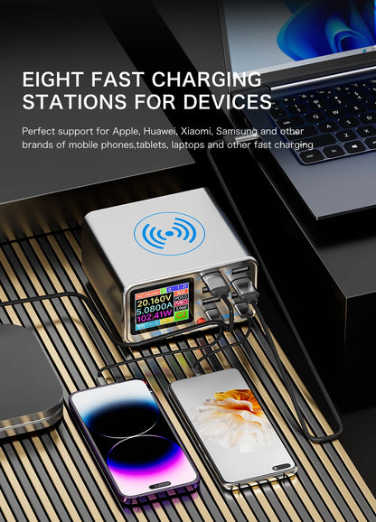 320W flash Charge Wireless charger for fast charging of electronic products such as mobile phone/computer/laptop/tablets