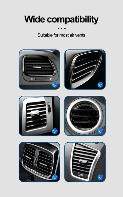 Magnetic Car Wireless Charger 360° Rotation Car Mount for iPhone 12-16 Pro Max Chargers Fast Charging Station Navigation Bracket