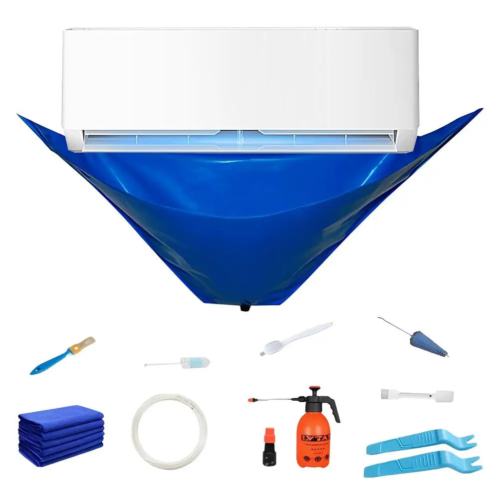 Air Conditioning Cleaning Kit AC Leak Proof Cleaning Kit Full Set For AC Cleaner For Washing Conditioning Water Drain pipe