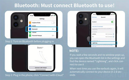 Wired Headphones With Microphone,  For IPhone, IPod, IPad, Lightweight Headphones With Volume Control 6.35mm Headphone Jack