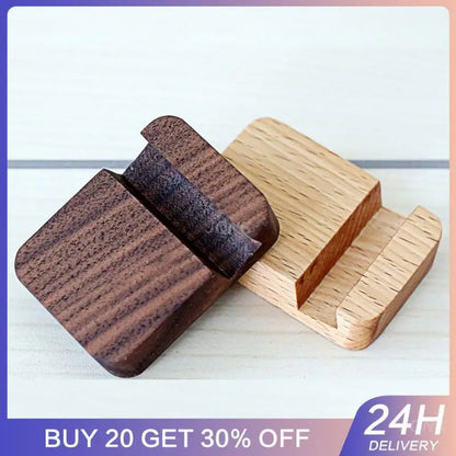 Desk Stand Holder Universal High-quality Wood Materials Phone Accessories For Mobile Phone Tablet Pc E-reader Home Storage Lazy