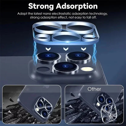 4Pcs Camera Lens Protector Glass For iPhone 16 13 12 11 14 15 Pro Max Camera Protective Glass Film For IPhone 13 Mini 15 16 Plus