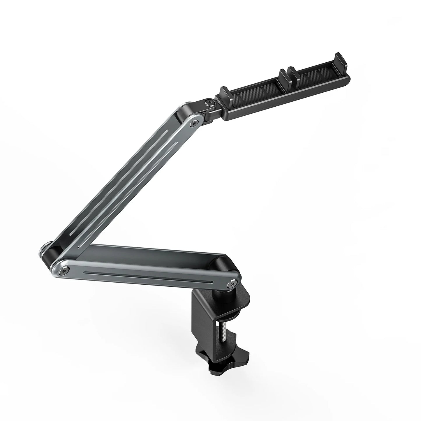Foldable Bed/Desk Arm Mount Tablet Holder 360° Rotation Adjustable Aluminum Alloy Tablet Stand for IPad iPhone 4-12.9Inch Device