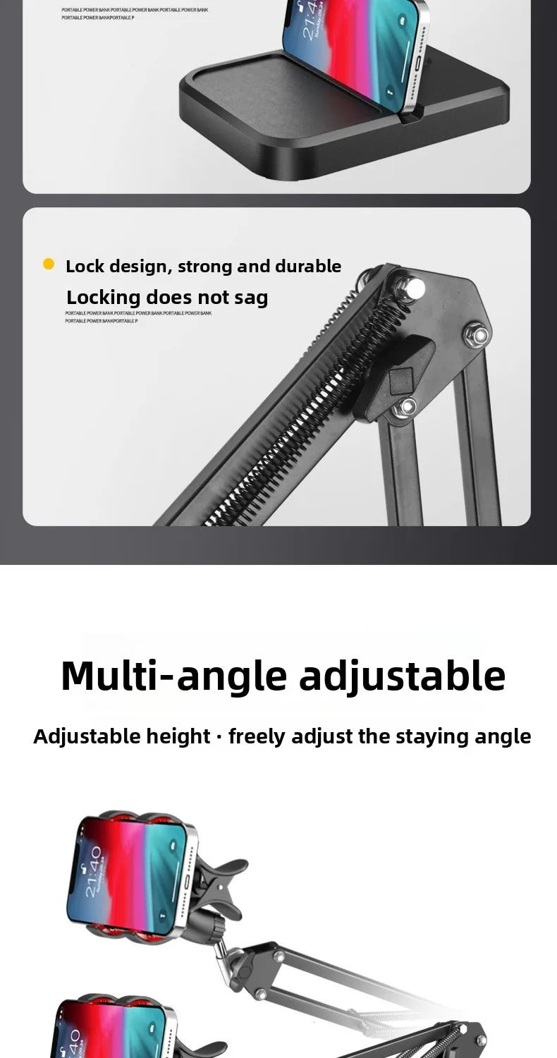 Tablet Stand for Desk iPad Stand Holder ,Foldable Home Office Desk Accessories for iPad Holder Portable Fits iPhone 4-15.9