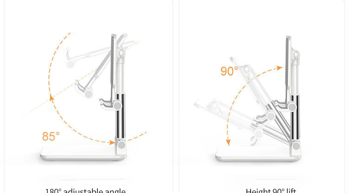 Desk Mobile Phone Holder Stand For IPhone IPad Xiaomi Adjustable Desktop Tablet Holder Universal Table Cell Phone Stand