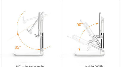 Desk Mobile Phone Holder Stand For IPhone IPad Xiaomi Adjustable Desktop Tablet Holder Universal Table Cell Phone Stand