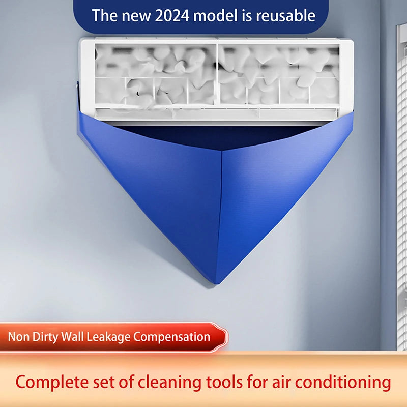 Ac Cleaning Kit Air Conditioner Cleaning Bag Waterproof Air Conditioning Washing Set Aircon Tools
