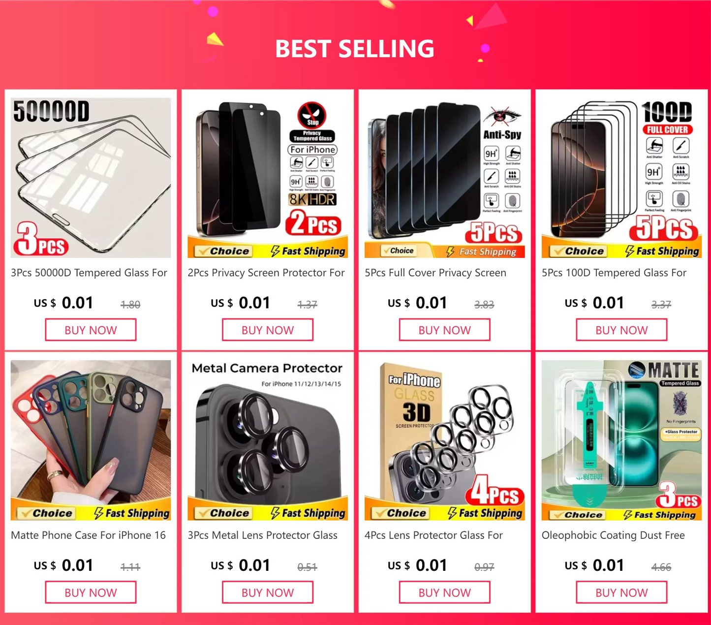 5Pcs Full Cover Privacy Screen Protector For iPhone 16 11 12 13 14 Pro Max Mini 8K Anti-spy Glass For iPhone 15 PRO XR X XS MAX