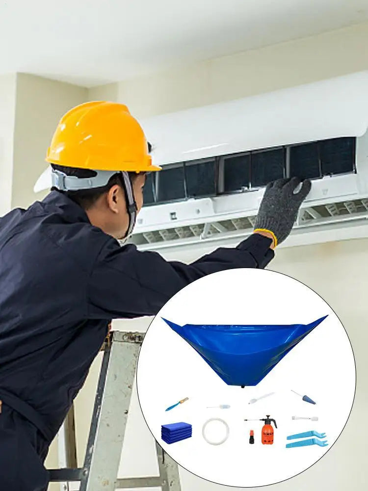 Air Conditioning Cleaning Kit AC Leak Proof Cleaning Kit Full Set For AC Cleaner For Washing Conditioning Water Drain pipe