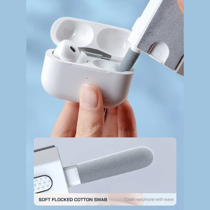 8-in-1 Keyboard Cleaning Kits Cleaner Headphone Cleaner Pen Keycap Puller Laptop Screen Cleaning Bluetooth Earphone Cleaning Kit