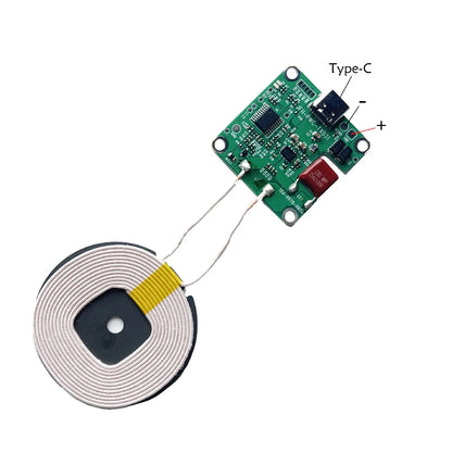 10W 15W 20W High Power Wireless Charger Transmitter Module Type C Micro USB + Coil QC/PD/QI Standard Fast Charging Circuit Board