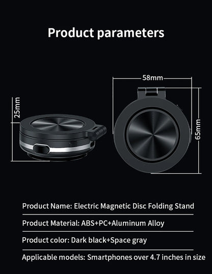 360°rotatable Car Magnetic Holder Intelligent Vacuum Adsorption Phone Holder Car Mount Windshield Magnetic Car Stable Holder