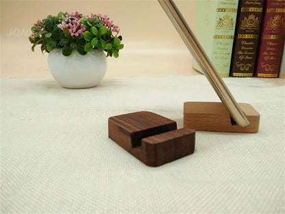 Desk Stand Holder Universal High-quality Wood Materials Phone Accessories For Mobile Phone Tablet Pc E-reader Home Storage Lazy