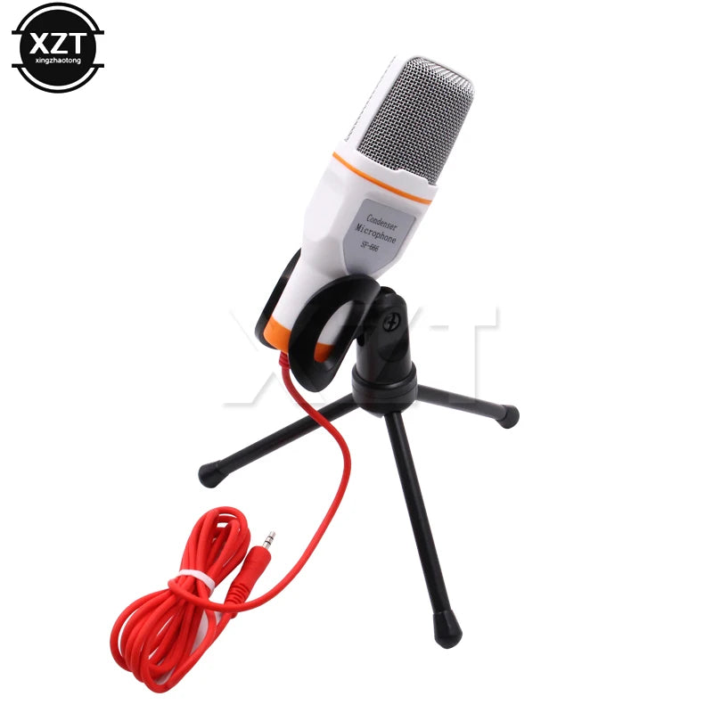 Microphone Professional Sound Podcast Studio microphone for computer Laptop Skype Singing Desktop speech meeting