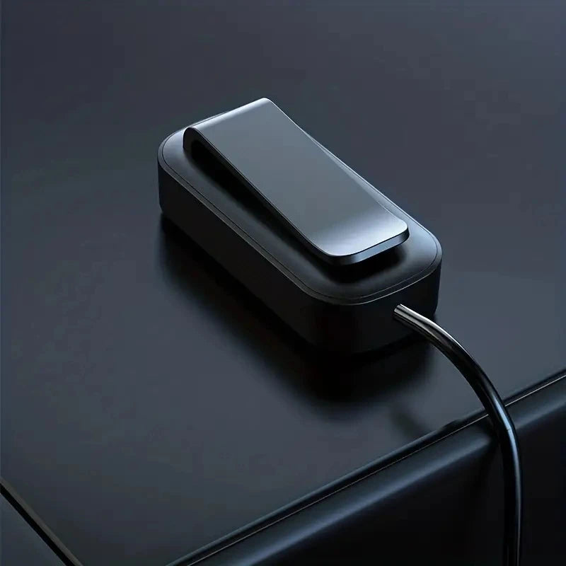 81W Fast Car Charger 6-Port Expansion Simultaneous Front and Rear Charging Type-C 2-USB 1.5m Extension Cable Anti-Slip Clamp