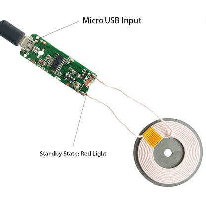 10W 15W 20W High Power Wireless Charger Transmitter Module Type C Micro USB + Coil QC/PD/QI Standard Fast Charging Circuit Board