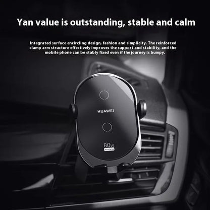 Huawei Super Fast Charge Wireless Car Charger 80W Max Intelligent Induction Air Cooling Heat Dissipation