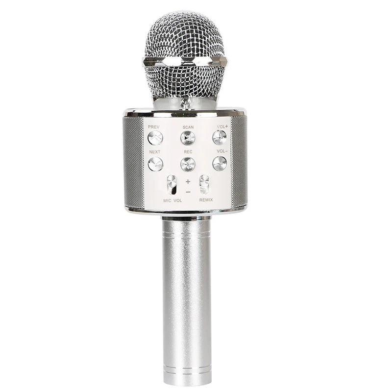 Microphone Karaoke Wireless For Cell Mobile Phone Do Singing Bluetooth Condenser Mikrofon Blutooth Smartphone Micro DJ Audio