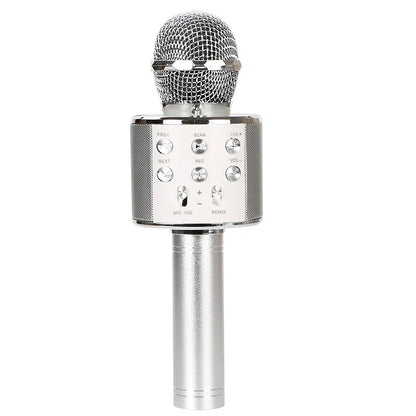Microphone Karaoke Wireless For Cell Mobile Phone Do Singing Bluetooth Condenser Mikrofon Blutooth Smartphone Micro DJ Audio