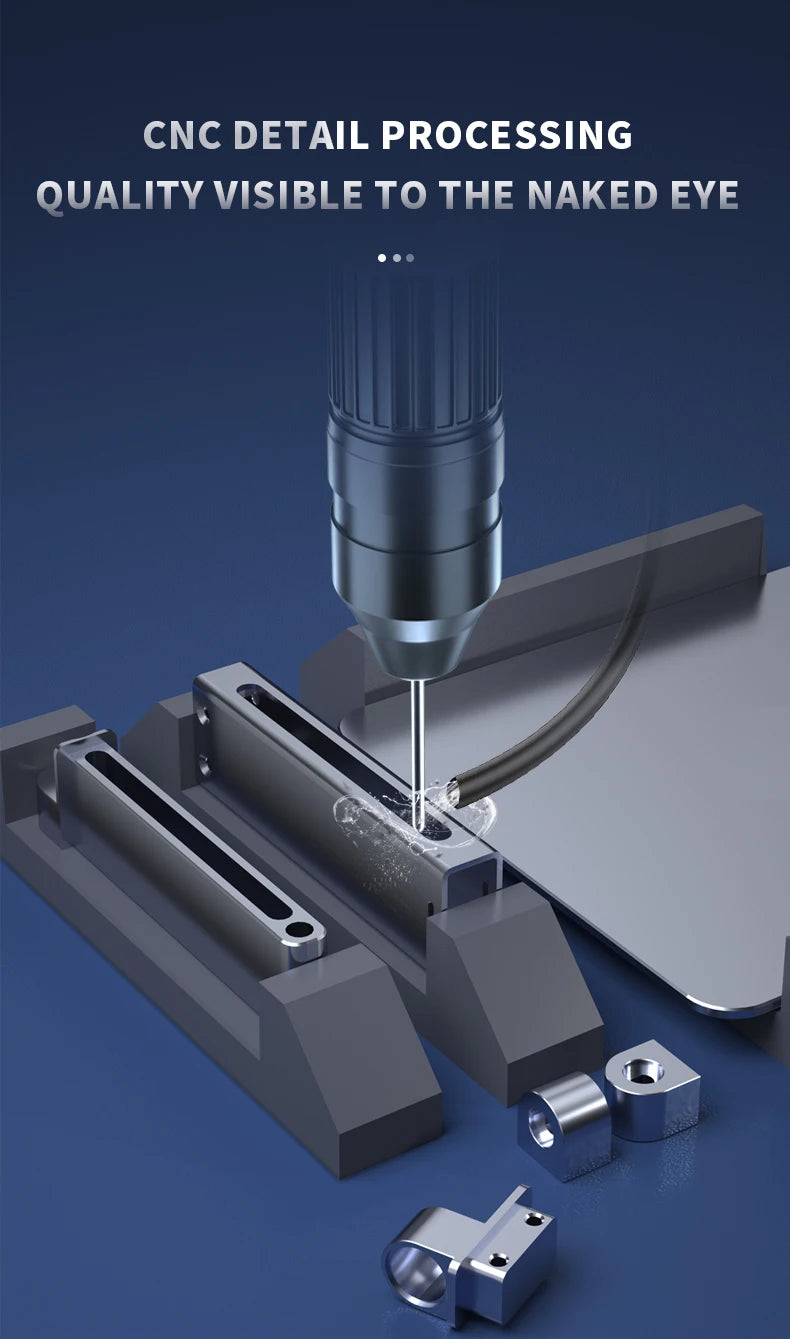 Aluminum Tablet Stand 360°Rotating Folding Adjustable Desk Holder Mount Riser for iPad Pro Air 4 Mini 12.9 4-14 Inch Xiaomi Tab