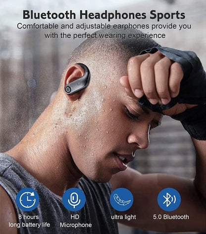 Bluetooth Earphones Wireless Earbuds with Wireless Charging Case  Stereo Sound Headphones Built-in Mic in-Ear Headsets Deep Bass