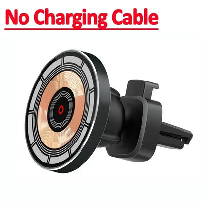 Magnetic Car Wireless Charger 360° Rotation Car Mount for iPhone 12-16 Pro Max Chargers Fast Charging Station Navigation Bracket
