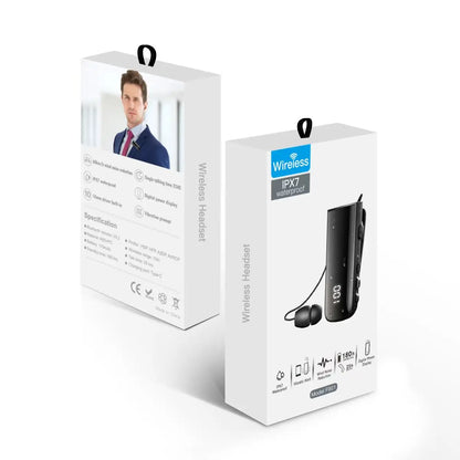 Bluetooth Earphones connects two phone Wireless HiFi Headset Waterproof Noise Reduction Sports Earbuds With Mic For Smartphone