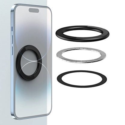 Magnetic Ring Holder for iPhone 16 15 14 13 Universal Wall Mobile Phone Super Magnet Holder in Car Cell Phone Stand for Magsafe