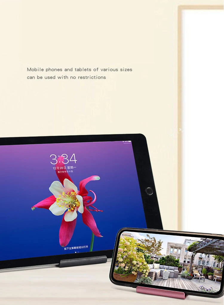 Desk Stand For Mobile Phone Portable Foldable CellPhone Stand Holder Desktop Bracket For iPhone 15 14 13 Pro Max iPad Smartphone