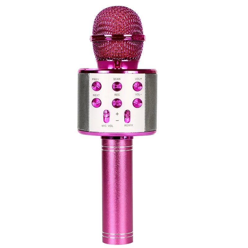Microphone Karaoke Wireless For Cell Mobile Phone Do Singing Bluetooth Condenser Mikrofon Blutooth Smartphone Micro DJ Audio