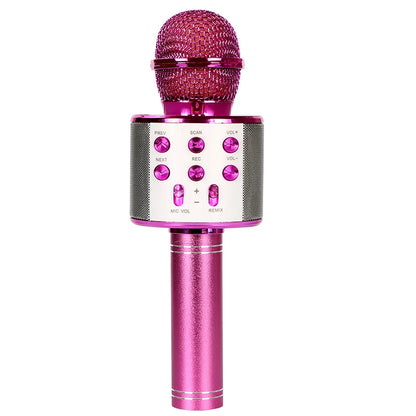 Microphone Karaoke Wireless For Cell Mobile Phone Do Singing Bluetooth Condenser Mikrofon Blutooth Smartphone Micro DJ Audio