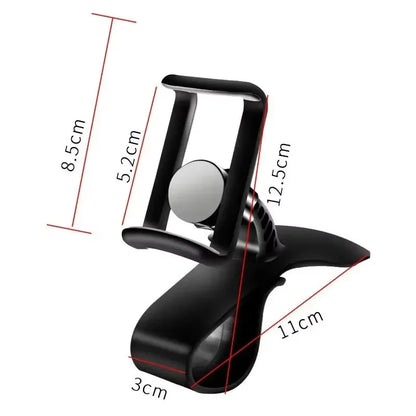 360 Rotatable Car Phone Holder Universal Cell Phone Stands Car Rack Dashboard Support for Auto Grip Mobile Phone Fixed Bracket - Small Enterprise