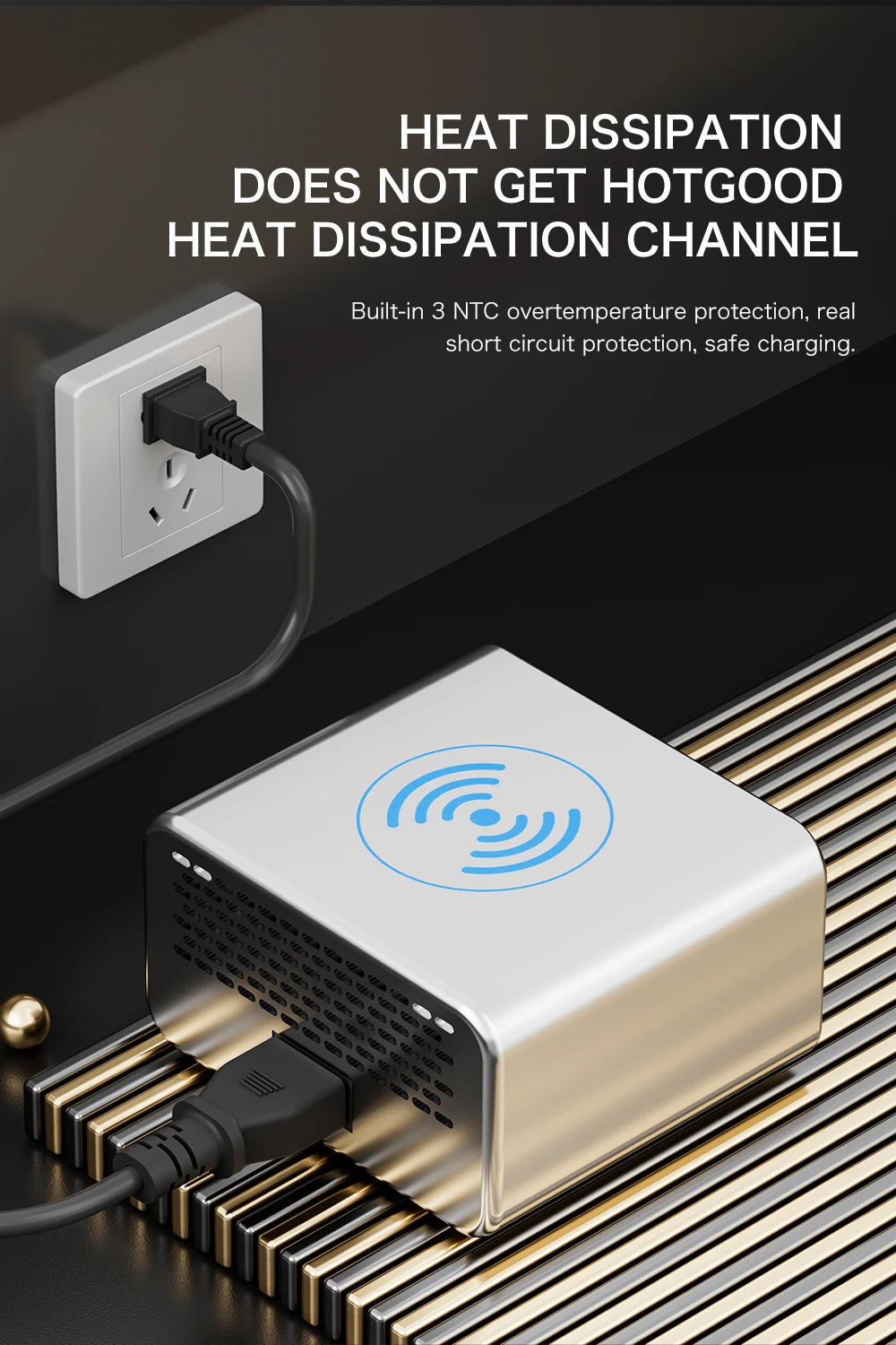 320W flash Charge Wireless charger for fast charging of electronic products such as mobile phone/computer/laptop/tablets